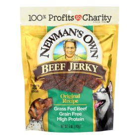 Newman's Own Organic Beef Jerky Original Recipe - Case Of 6 - 5 Oz