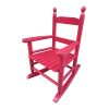 Children's rocking rose red chair- Indoor or Outdoor -Suitable for kids-Durable