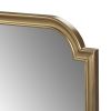 Gold Scalloped Wood Wall Mirror