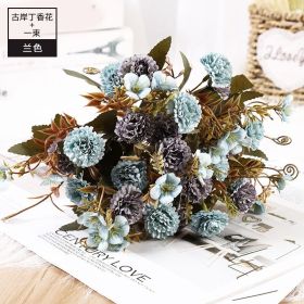 11pcs Bouquet Of DRIED Flowers ROSE Roses Bouquet Of Natural Air Dried Nordic Wind Wedding Home Decoration Valentine Day Gift (Color: B)