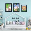 Kids Art Frame Front Opening Wooden Frame Artwork Display Storage Frame Picture Frame Wall Display for Photo Art Projects Picture Children Drawing