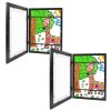 Kids Art Frame Front Opening Wooden Frame Artwork Display Storage Frame Picture Frame Wall Display for Photo Art Projects Picture Children Drawing